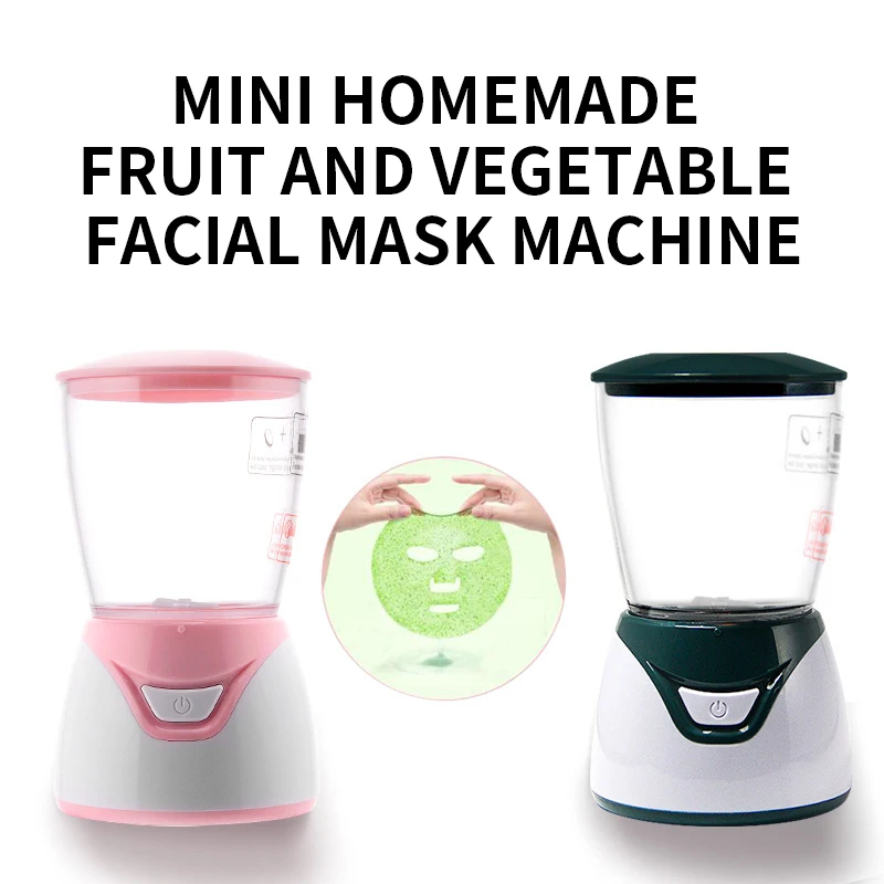 

Mini Facial Mask Machine Household Moisturizing Beauty Instrument Green/Pink Facial Mask Machine DIY Homemade Facial Mask