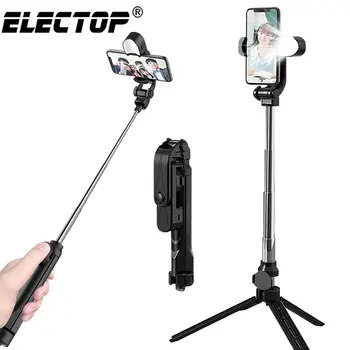 

Electop 3 in 1 Wireless Bluetooth Selfie Stick Foldable Mini Tripod Expandable Monopod with Remote Control for IOS Android Phone