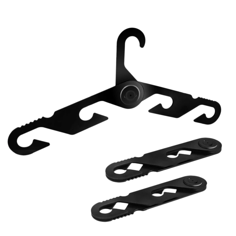 

Premium Travel Hangers,3 Pack Portable Folding Aromatherapy Clothes Hangers, Super Bearing Collapsible Hanger Foldable Clothes