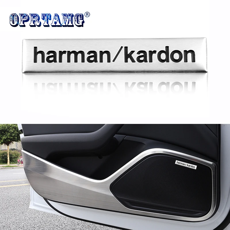 Harman kardon аудио автомобиля украшения Hi Fi Динамик наклейка для Audi a1 a3 a4 a5 a6 b6 b7 b8 c5 c6 c7