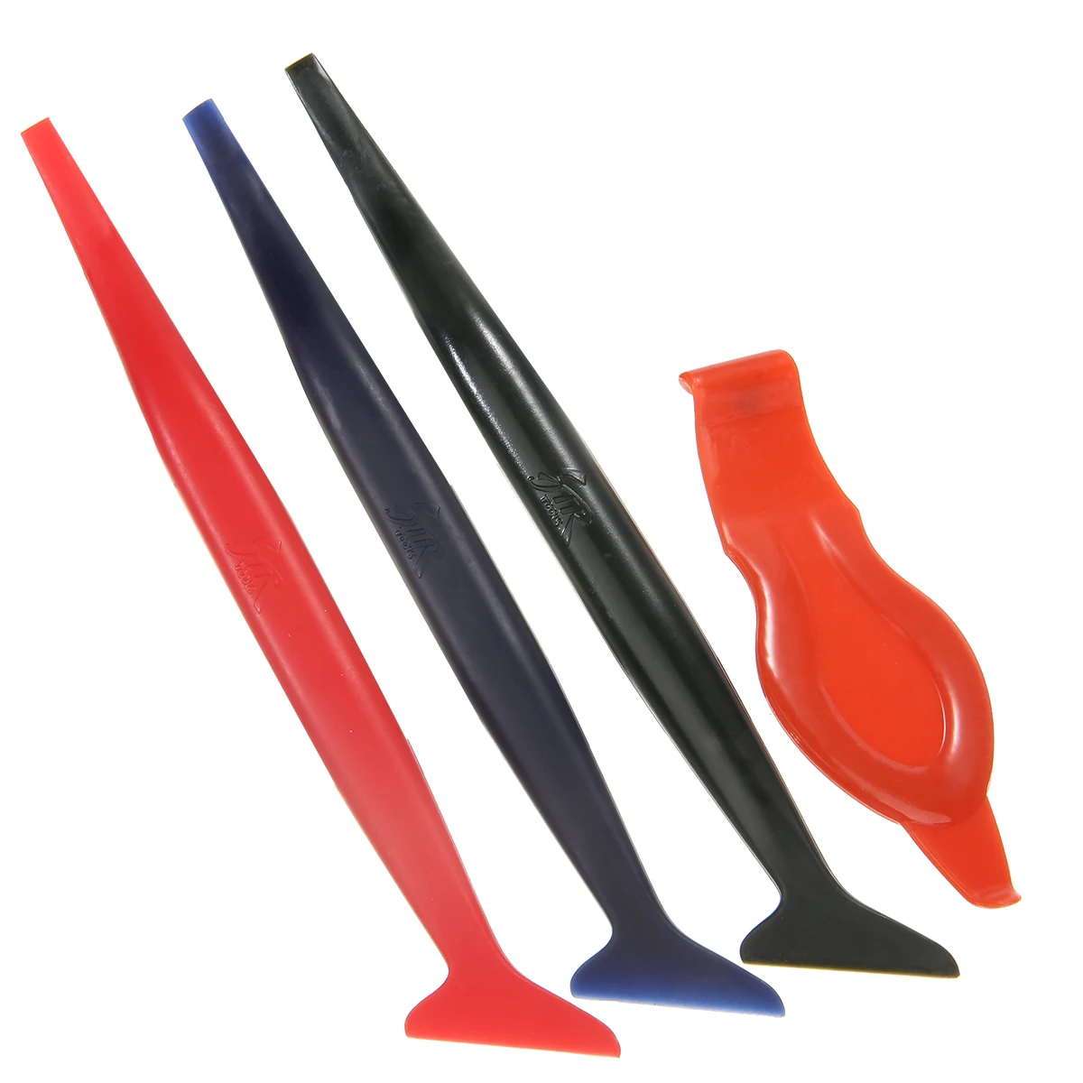 

4pcs/Set Car Stickers Corner Decorate Scraper For Window Tint Application Car Vinyl Wrap Tuck Tools Gasket Micro Squeegee