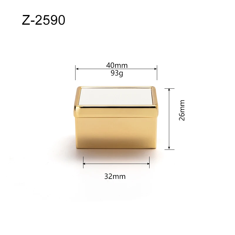 Z-2590-squareknob-32 Европейский Стиль цинковый сплав с кожаными ручками и ручками для шкафа белые ручки для кухонного шкафа выдвижные ящики мебельная фурнитура - Цвет: Z-2590-squareknob-32
