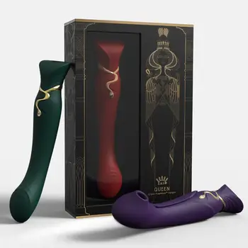 ZALO Queen G point vibrator dildo silicone magic wand woman sex toy sucking clitoris stimulation vibrator mobile phone control