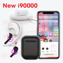 I90000 Tws поддержка последней системы ios13 1: 1 всплывающие беспроводные bluetooth-наушники 1536U PK 1536P H1 W1chip i10 i1000 i200