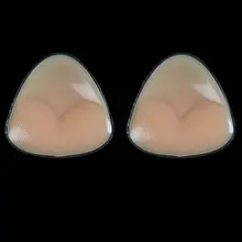 2 шт., женские сексуальные треугольные подушечки, подушечки для увеличения груди, невидимые вставки, пуш-ап, гелевые подушечки, силиконовые подушечки для увеличения груди, съемные бюстгальтеры