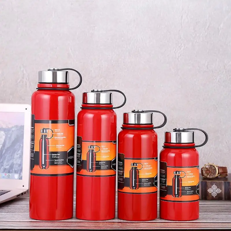 

Creative Simple Large Capacity Sports Bottle 304 Stainless Steel Insulated Water Bottle Outdoor Portable Portable Water Cup