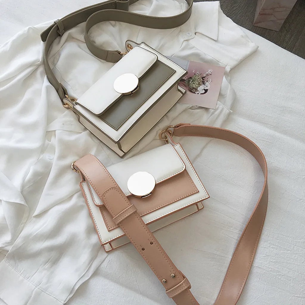 

Women's Fashion Multifunction Small Square Bag Single Shoulder Messenger Bags Ladies Large-capacity storage bags bolso mujer