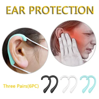 

Mask Accessories Reusable In stock Buy now !! 3 Pairs Universal Mask Ear Protection Comfortable Silicone Earmuffs Free Shipping