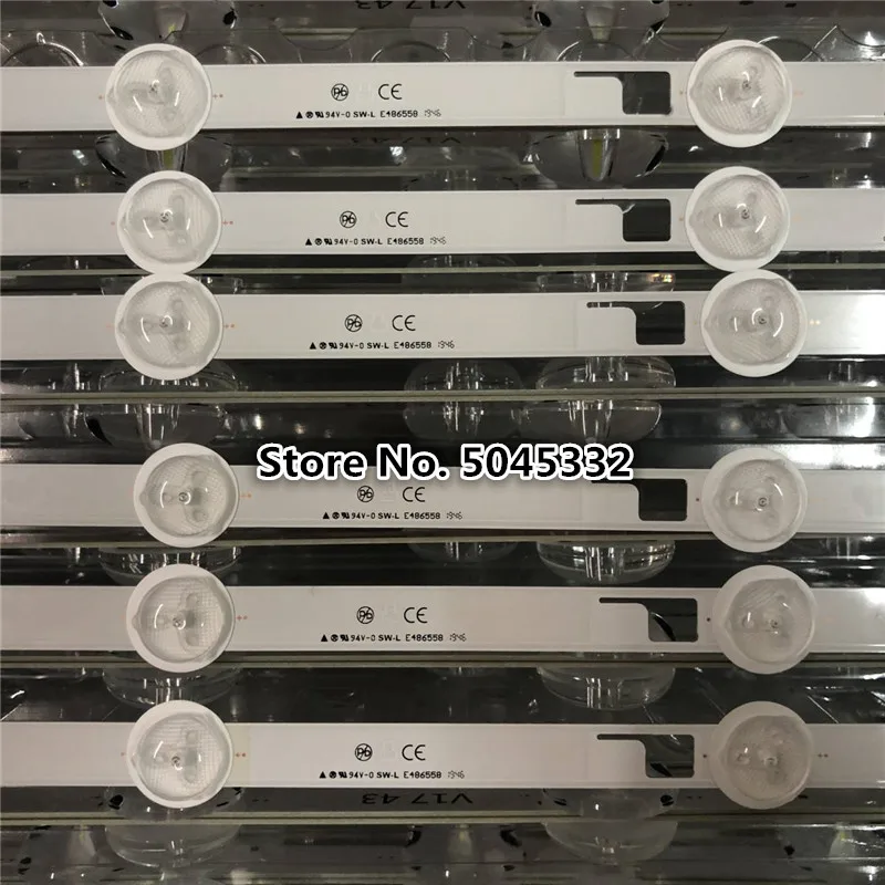 6 шт полосы светодиодный Core 3" 6PKG Rev 0,2 2013.10.07 PARA TOSHIBA 32W2433D