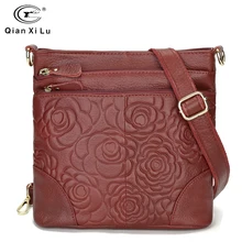 Винтажные сумки для женщин, натуральная кожа, сумки через плечо, высокое качество, цветок, тоут, женская сумка через плечо