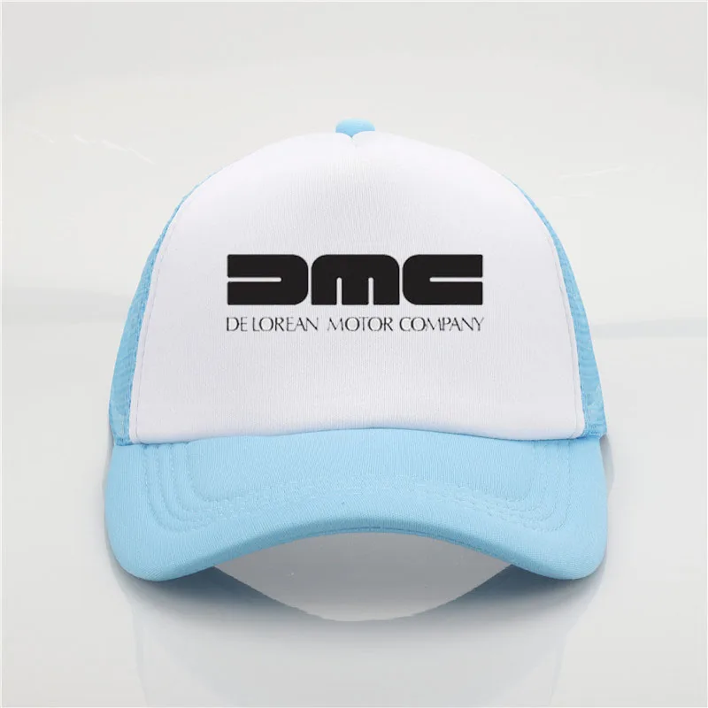 Future Runner DMC бейсбольная кепка с принтом Регулируемая папа шляпа мужская Высококачественная хлопковая DMC бейсболки женские хип хоп шляпа - Цвет: Небесно-голубой