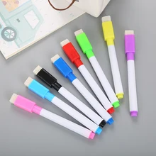 8PCS/Set Brand New Whiteboard Pen Erasable Dry White Board Markers for Office School Supplies