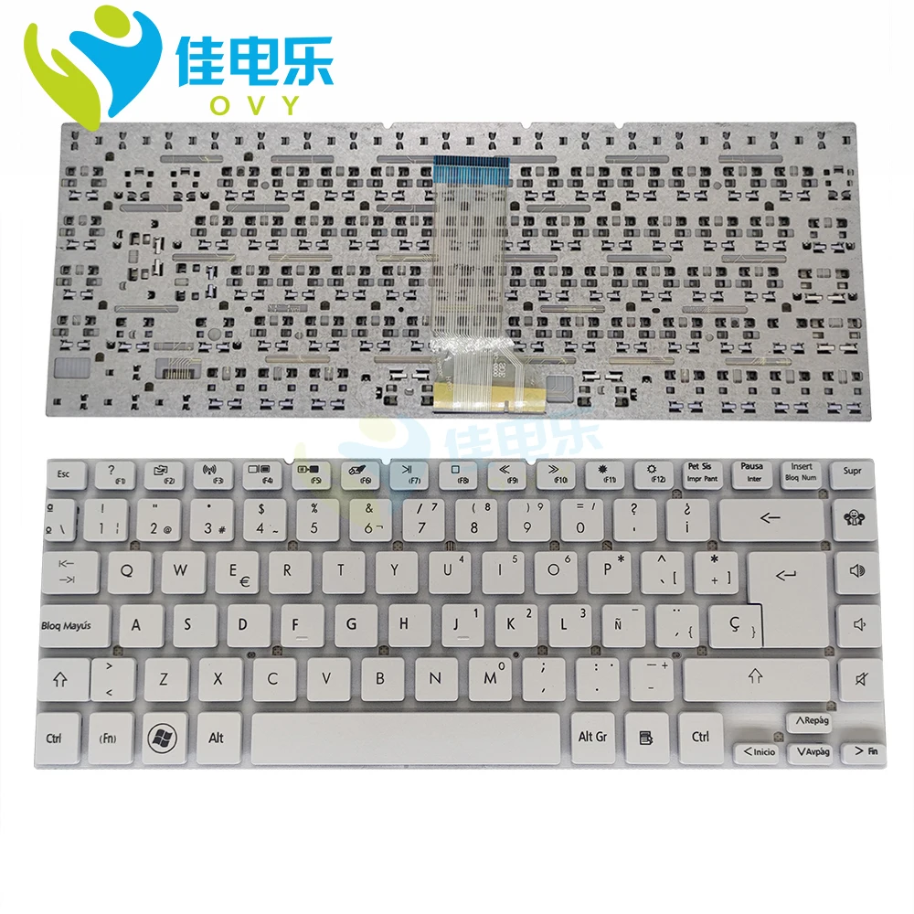 Sp Replacement Keyboards For Gateway Nv47 Nv47h Nv47h04c Es Spanish La