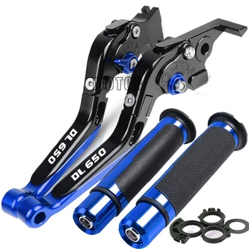 

For Suzuki V-Strom DL650 2004 2005 2006 2007 2008 2010 Motorcycle CNC Brake Clutch Lever Handlebar Grip Handle Hand Grips DL 650