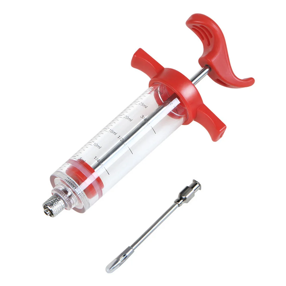 BBQ Meat Syringe Marinade Injector Turkey Chicken Flavor Syringe Kitchen Cooking Syinge Accessories meat injector syringe