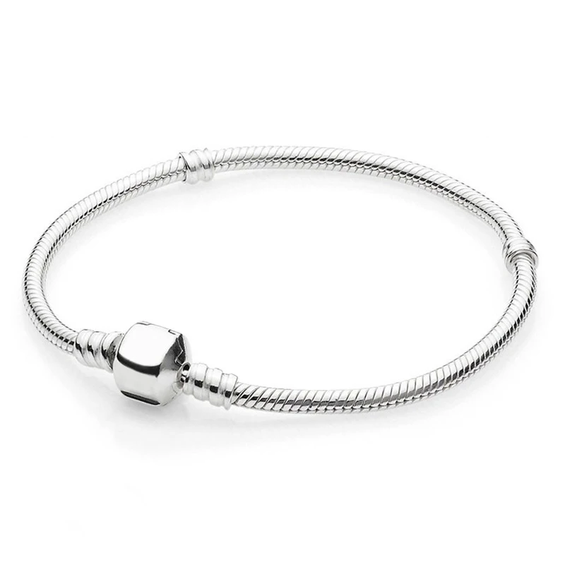 Pulseira, серебряные браслеты с подвесками для женщин, с застежкой-омаром, змеиная цепочка, брендовые браслеты и браслеты для женщин, для влюбленных, изготовление ювелирных изделий