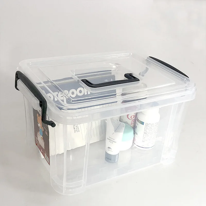 

Small High Transparent Storage Box Thick Transparent Plastic Storage Box Makeup Storage Box