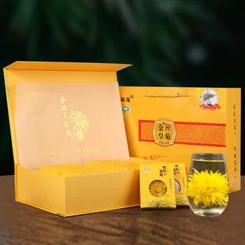 

2020 China Jinsihuangju Hypericum Flower Tea for Clear Heat Reduce Fire Heatstroke Prevention Exquisite Gift Box