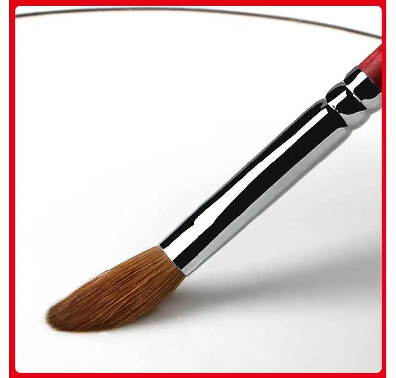 Manufacturers Supply New 100 Kolinsky Nail Brush Mink Hair Manicure Brush Crystal Pen Carving Pen #12#14 #16