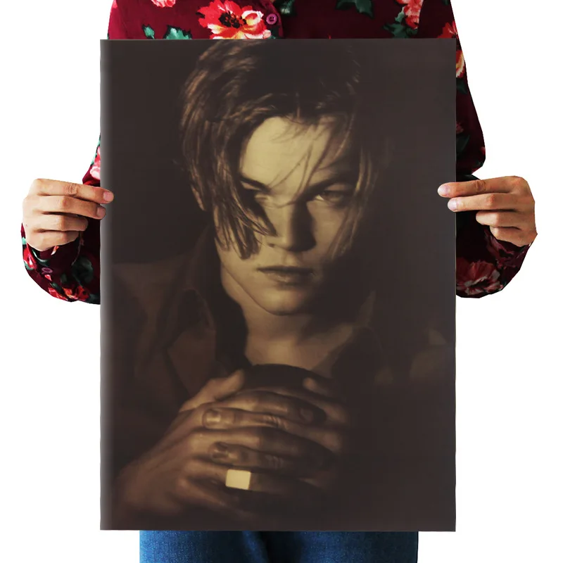 Винтажный постер Leonardo Классический Аниме настенный стикер по фильму для кафе