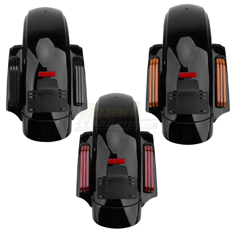 Motorcycle LED CVO Style Rear Fender System Tail Light For Harley Touring Electra Glide 2014-2020 Road Street Glide FLHR FLHX