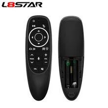 L8STAR G10S Pro белая подсветка Air Mouse голосовое дистанционное