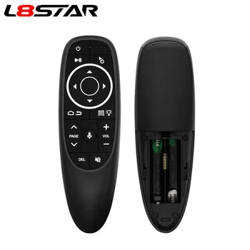 

L8STAR G10S Pro White Backlight Air Mouse Voice Remote Control With 2.4G USB Receiver Gyroscope Sensing Mini Wireless Universal