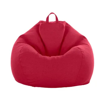 

Large Medium Small Lazy Sofas Cover Chairs without Filler Linen Cloth Lounger Seat Bean Bag Pouf Puff Couch Tatami Living Room