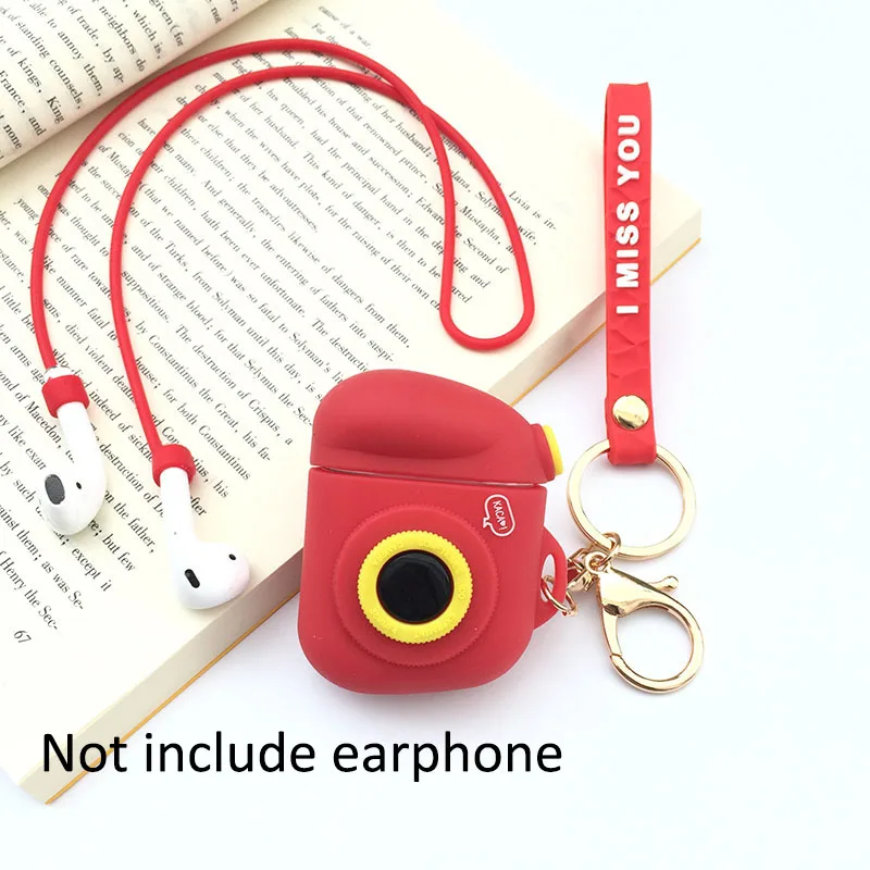 Чехол для Apple AirPods i11 i13 i10 TWS Крышка для наушников корпусы гарнитурные с брелок для AirPods iX i12 зарядная коробка - Цвет: 15-XiangJi-red