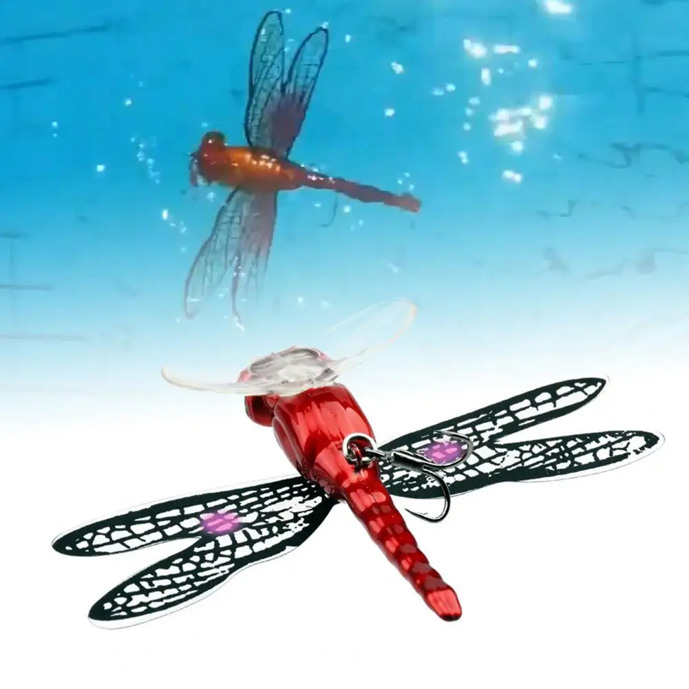 

7.5cm/6.2g Dragonfly Artificial Fishing Lure Water Surface Fly Crawling Bionic Bait for Angling Bionic Bait Fishing Lure Crankba
