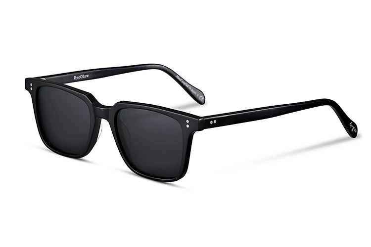 Мужские солнцезащитные очки, поляризационные, Ретро стиль, Uv400, высокое качество, Ретро стиль, солнцезащитные очки для вождения, квадратный стиль, солнцезащитные очки, Lunette Soleil Homme - Цвет линз: Matte black gray