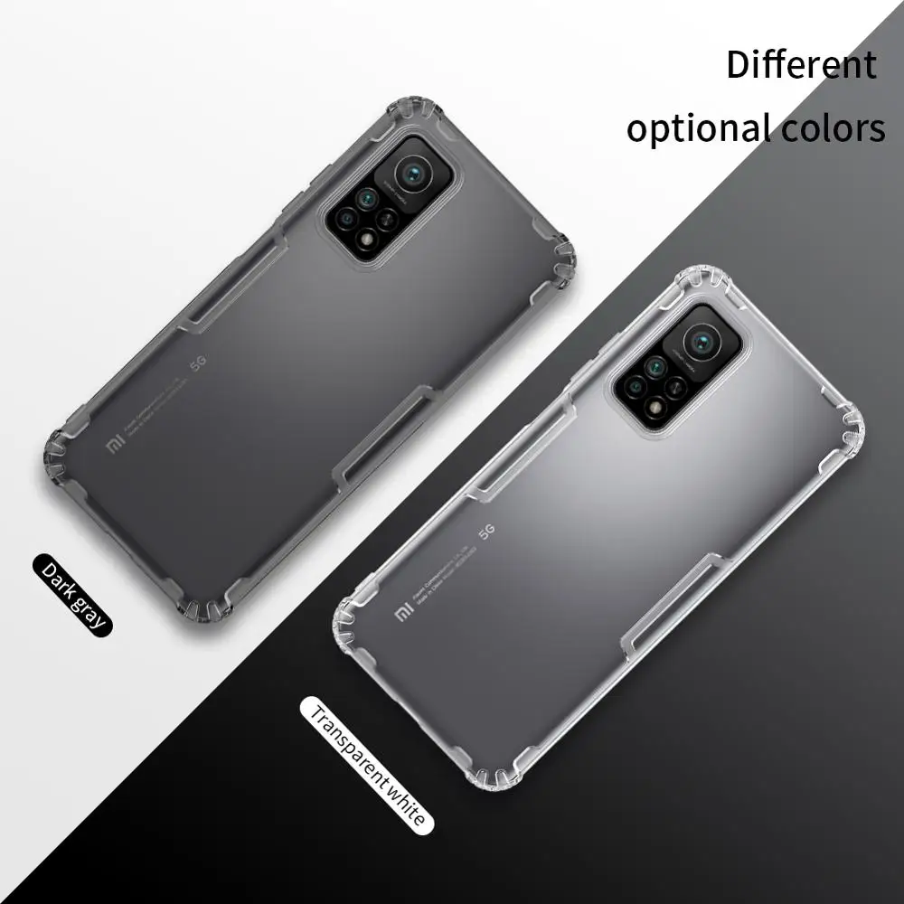 Чехол NILLKIN для Xiaomi Mi 10T Pro чехол Lite силиконовый натуральный прозрачный мягкий