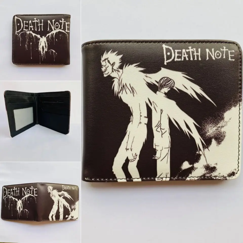 

Короткий кошелек из мультфильма «Death Note» с отделением для монет