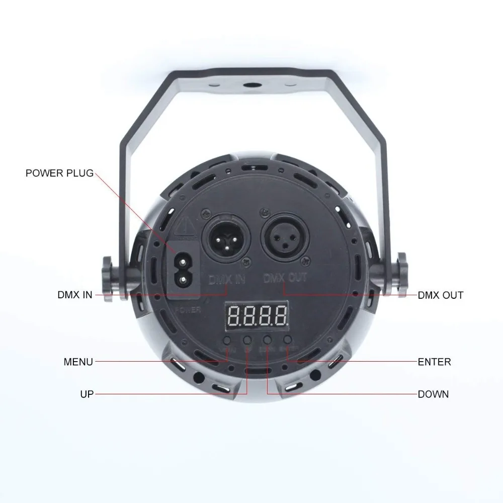 Ультрафиолетовый светильник DMX512 ing Effects 18 светодиодный сценический DMX Par УФ