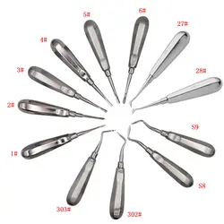 1 шт. Стоматологические Инструменты инструменты для извлечения зубов из Нержавеющей Стали Стоматологические корневые Лифты