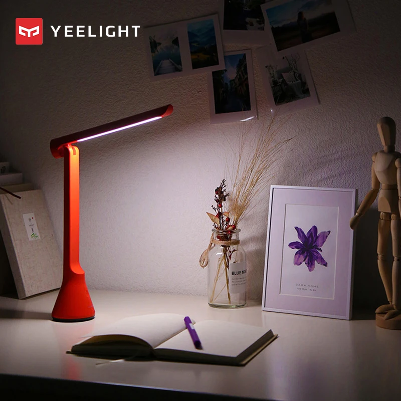

New Arrival YLTD11YL Rechargeable Folding Table Desk Lamps Eye Protection Dimmable Portable Folding Charging Small Table Lights