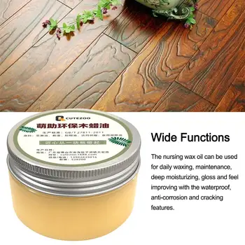 

100G Wood Furniture Maintenance Wax Oil Floor Table Cupboard Door Care Polishing Tool Daily Waxing And Maintenance Non-toxic Oil