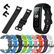Anti-scratch Soft Silicone Watch Band Sports Wrist Strap Replacement for Huawei Honor 5 Sports Bracelet Accessories