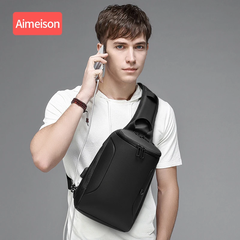 Aimeison 2019 новые модные сумки через плечо для мужчин работы путешествий