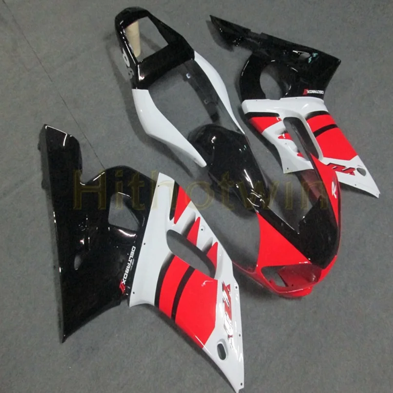 Капот мотоцикла на заказ для YZF-R6 1998-2002 моторные Обтекатели литьевой формы черный - Цвет: S