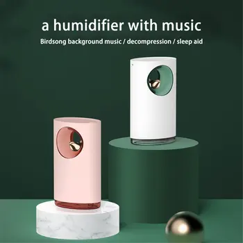 

Music USB Bird Air Humidifier with Night Light Household Atomizer Diffuser Aroma Diffusor Anion Mist Maker Fogger