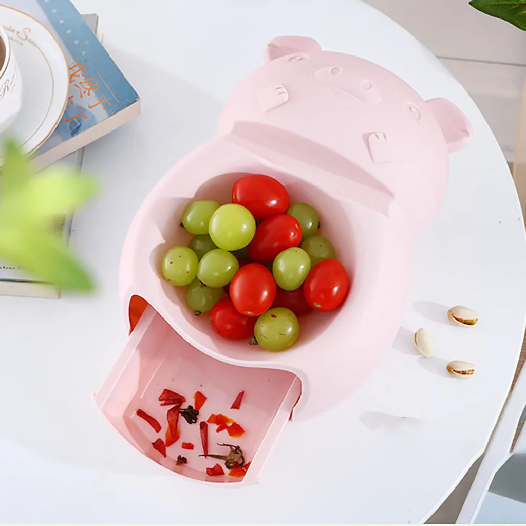 

Creative Shape Bowl Perfect for Seeds Nuts and Dry Fruits Storage Box Holder Plate Dish Tray with Mobile Phone Holder Plate Dish