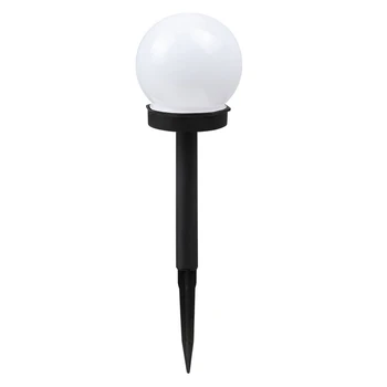 

New 3Pcs Waterproof LED Solar Round Bulb Lawn Lamp Outdoor Garden Lamp