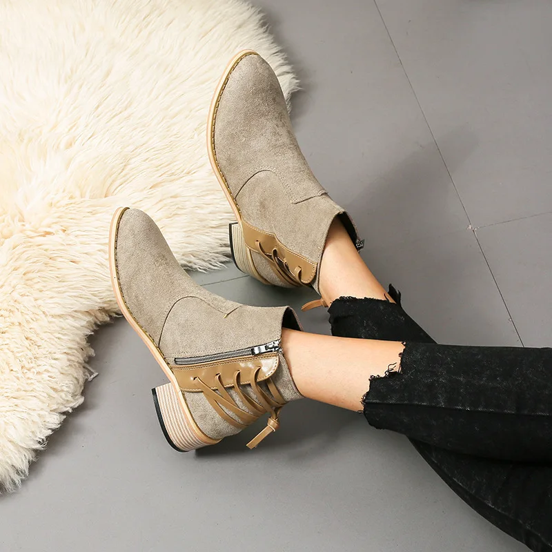 Marderee/2019 г. сезон осень Зимние ботильоны Martin с надписью Zapatos De Mujer женская обувь sapato