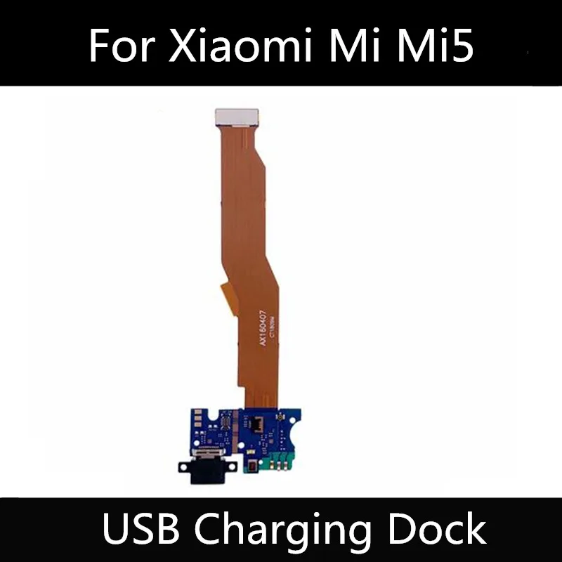 Гибкий кабель для зарядного порта Xiaomi Mi 5 запасные части USB док-станция зарядное