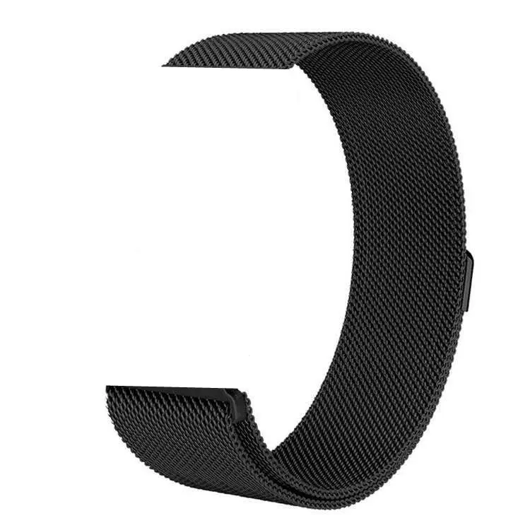 44mm IWO 8 Silicone strap Stainless Steel Bracelet wrist watchband magnetic buckle Milanese bracelet - Цвет: D