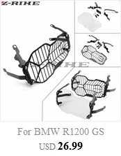 FOR BMW R 1200 GS LC Adventure 2014-2016 Motorcycle Accessories Rear Brake Fluid Reservoir Guard Cover Protect With Logo R1200GS
