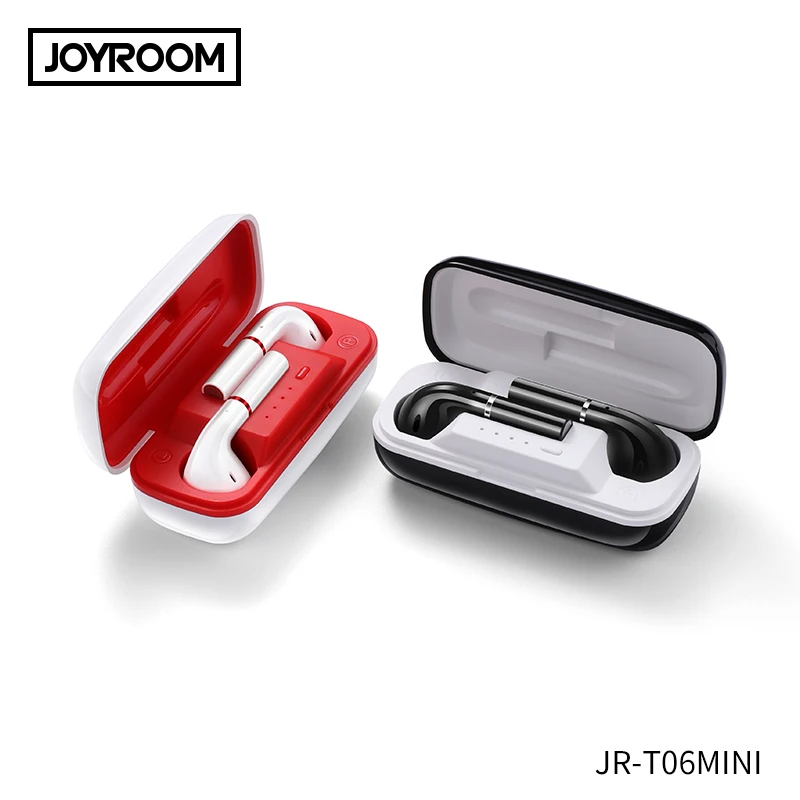 JOYROOM T06 мини TWS беспроводные наушники Bluetooth 5,0 сенсорное управление наушники левый и правый переключатель Спортивная гарнитура с микрофоном