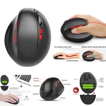 Hxsj T33 2,4G беспроводная эргономичная дизайнерская оптическая мышь для игрового плеера ноутбука