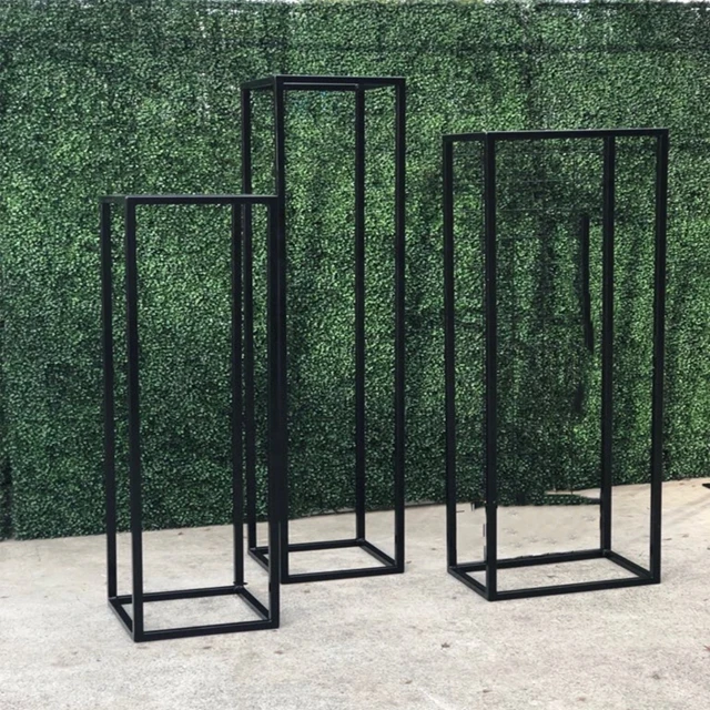 

12pcs)Wedding Black Metal Wedding Decoration Flower Stand yudao1591